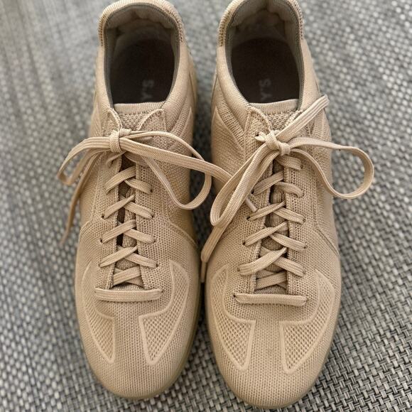 ROTHY'S **RETIRED COLOR** Men's RS01 Washable Sneaker EU43/US10 Tan/Beige Preppy - Picture 2 of 7